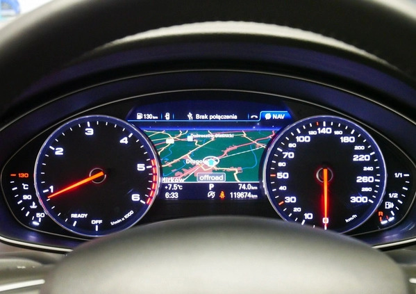 Audi A6 cena 89900 przebieg: 119000, rok produkcji 2017 z Skierniewice małe 781